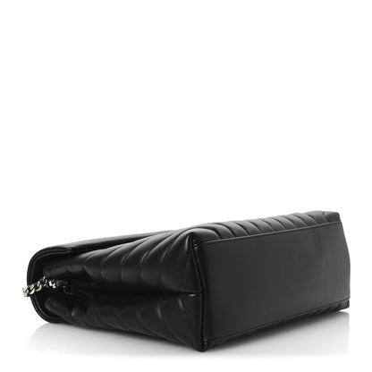 Saint Laurent Calfskin Y Quilted Monogram Medium Loulou Chain Satchel Black 5 of 12
