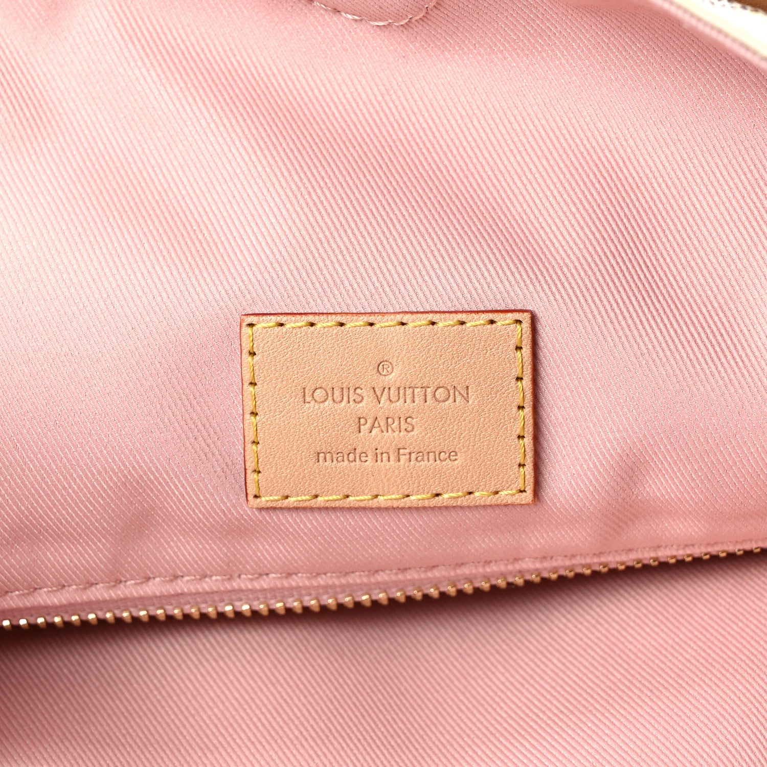 Louis Vuitton Damier Azur Graceful PM Rose Ballerine 6 of 9