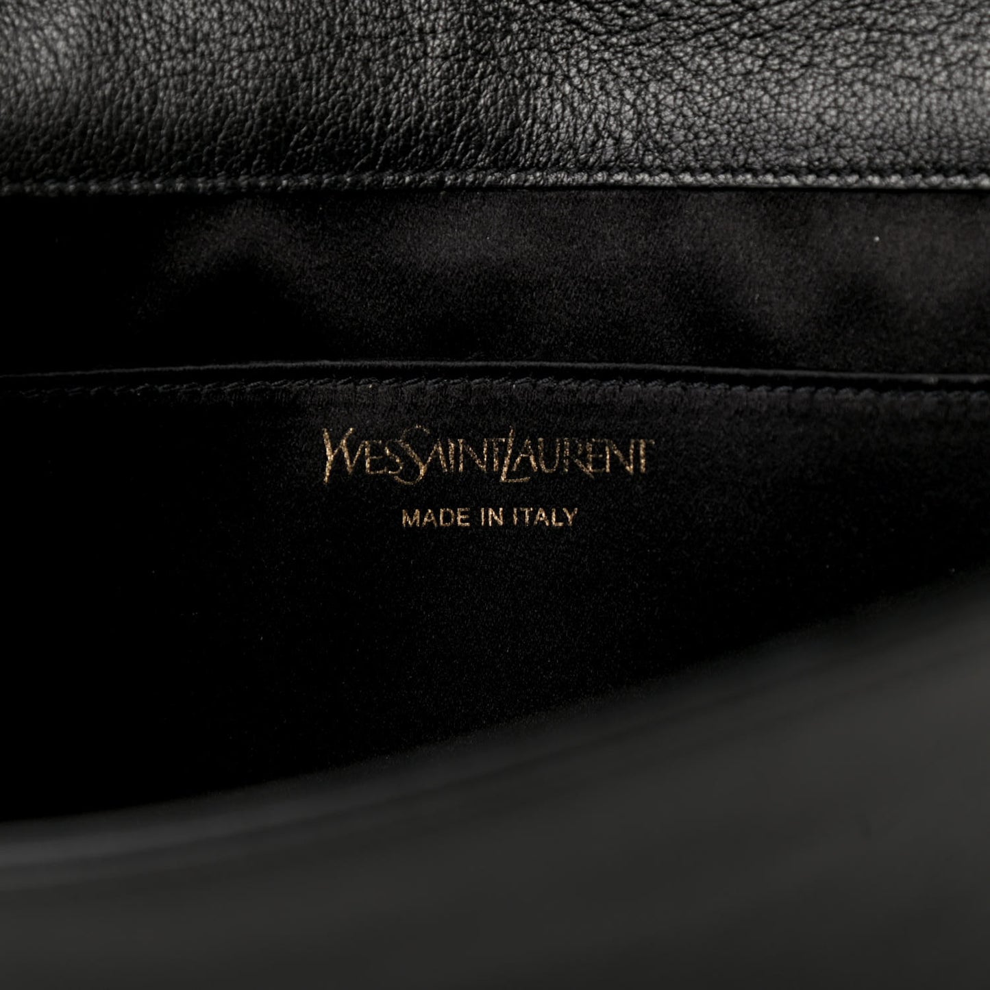 Calfskin Monogram Large Belle De Jour Clutch Black