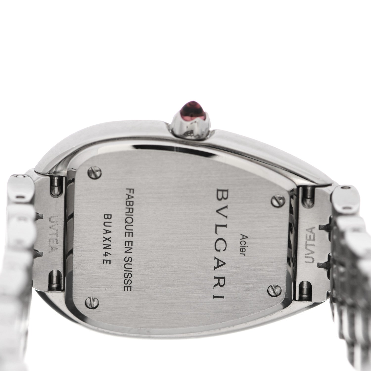 Bulgari Stainless Steel Diamond Bezel 25mm Serpenti Seduttori Quartz Watch 4 of 5