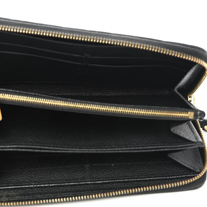 Louis Vuitton Empreinte Zippy Wallet Black 5 of 6