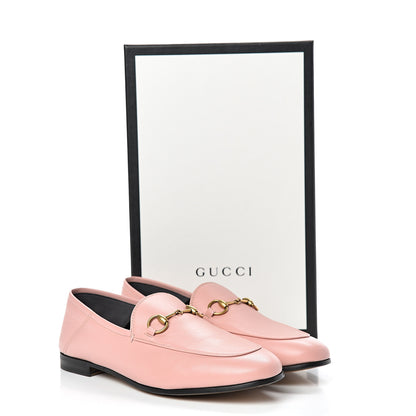 Gucci Lambskin Womens Brixton Horsebit Loafers 39 Perfect Pink 8 of 8