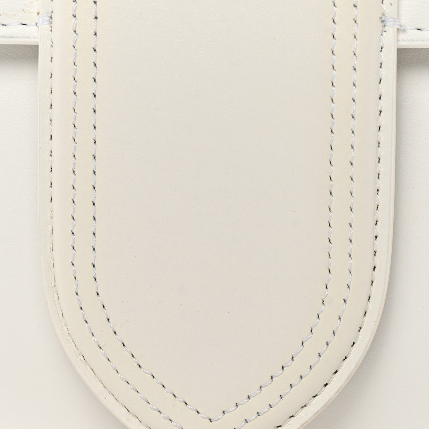 Smooth Calfskin Long Le Grand Bambino Clutch White