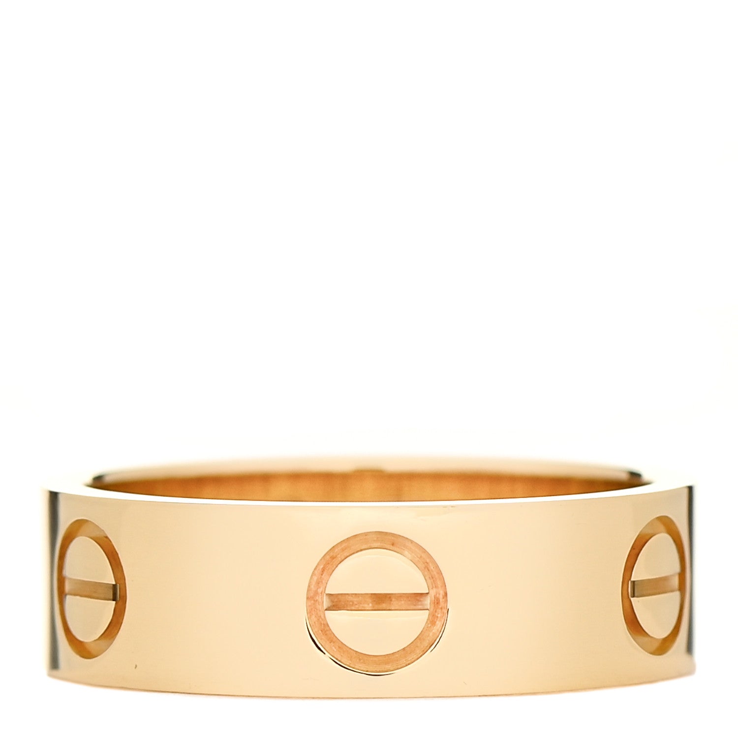 Cartier 18K Yellow Gold 5.5mm LOVE Ring 51 5.75 1 of 4