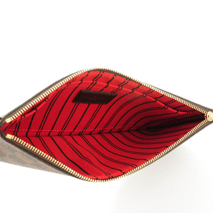 Louis Vuitton Damier Ebene Neverfull MM GM Pochette 5 of 8