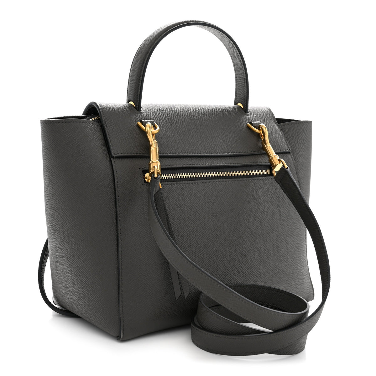 Celine Baby Grained Calfskin Micro Belt Bag Grey 3 of 10