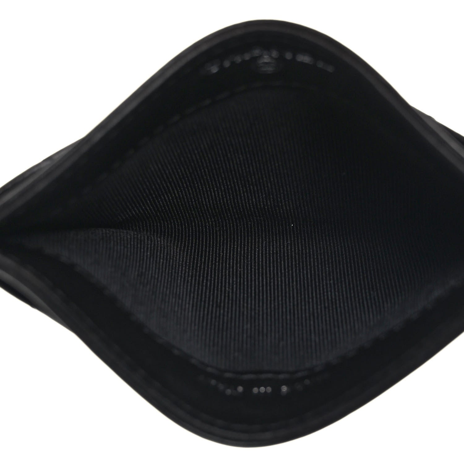 Chanel Lambskin Chevron Quilted Card Holder So Black 5 of 8