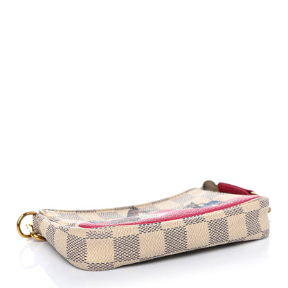 Louis Vuitton Damier Azur 2017 Christmas Animation Mini Pochette Accessories 3 of 4