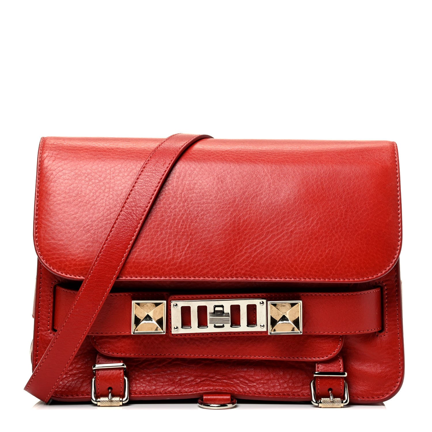 Proenza Schouler Calfskin Mini PS11 Classic Shoulder Bag Red 1 of 8