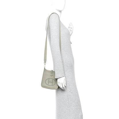 Hermes Taurillon Clemence Amazone Evelyne TPM Sauge 2 of 11