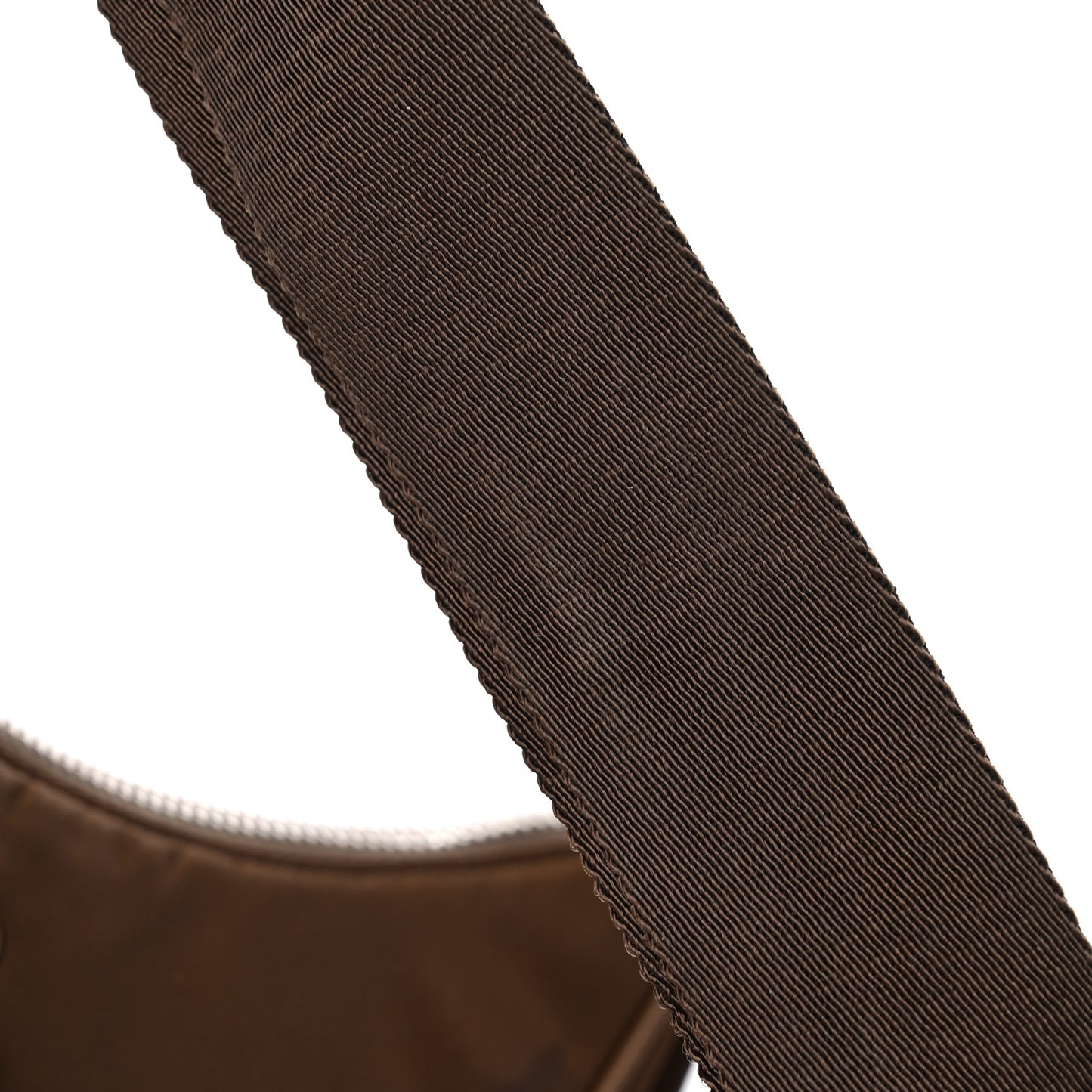Tessuto Nylon Saffiano Re-Edition 2005 Shoulder Bag Cacao