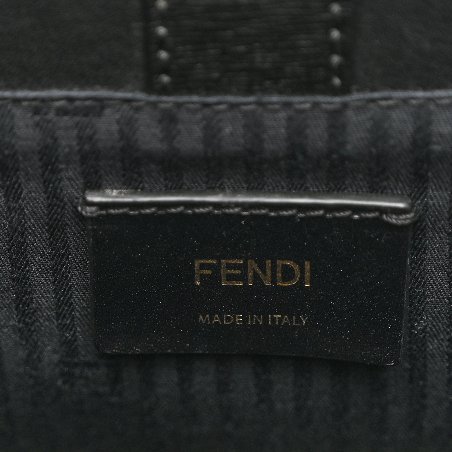 Fendi Vitello Elite Petite 2Jours Tote Black 6 of 10