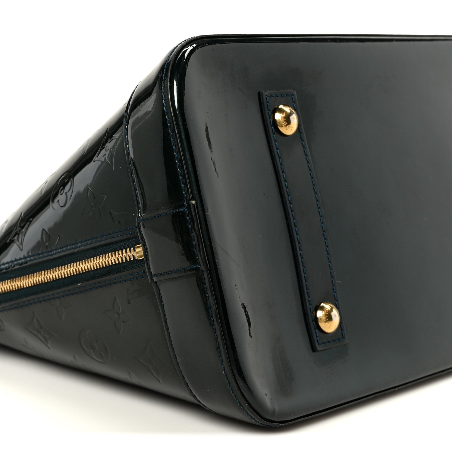Louis Vuitton Vernis Alma GM Noir Magnetique 10 of 12