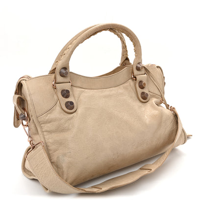Balenciaga Agneau Giant 21 Rose Gold Hardware City Praline 4 of 12