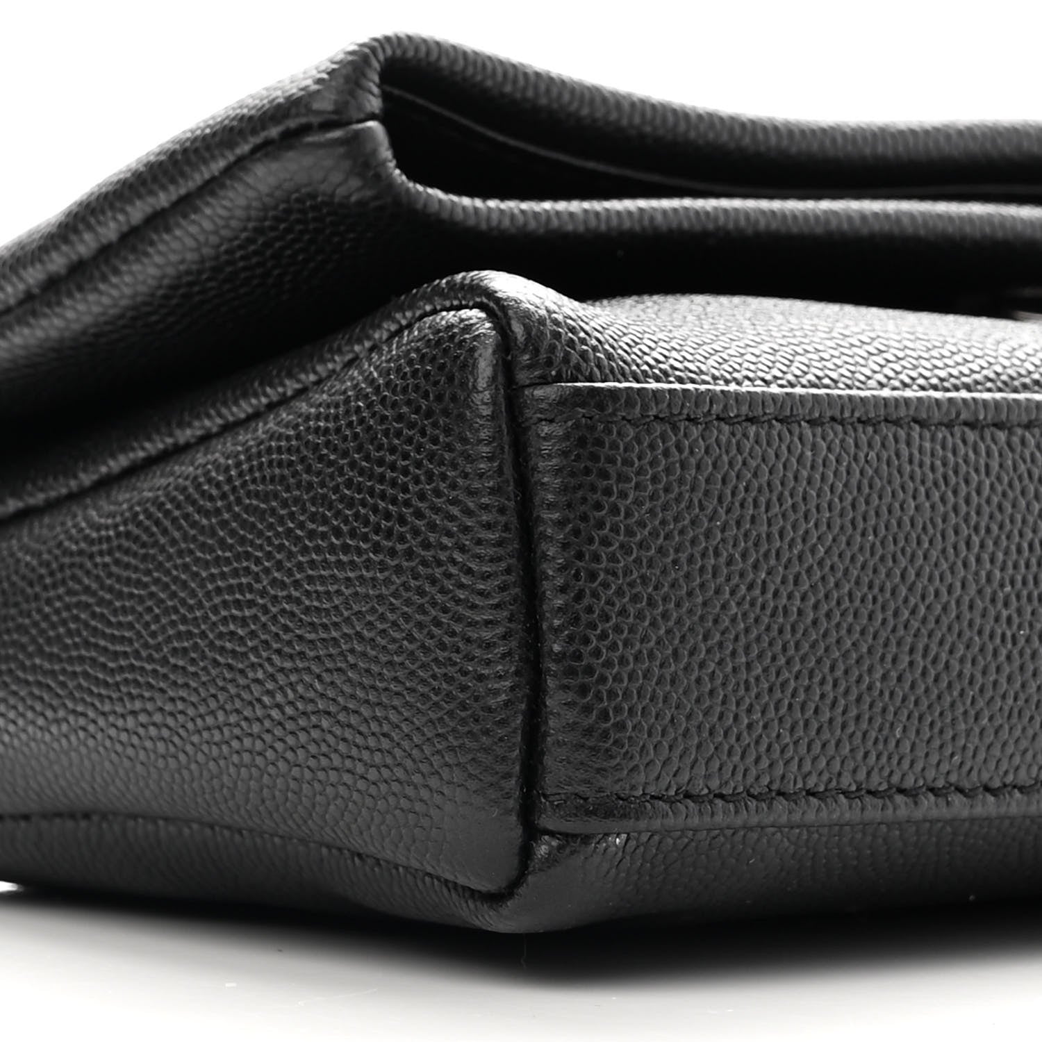 Saint Laurent Grain De Poudre Monogram Toy West Hollywood Fold-Over Bag Black 10 of 11