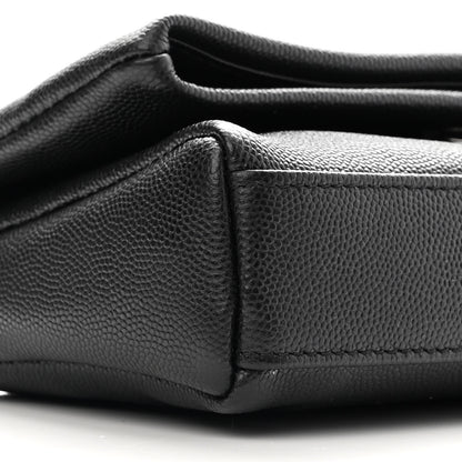 Saint Laurent Grain De Poudre Monogram Toy West Hollywood Fold-Over Bag Black 10 of 11