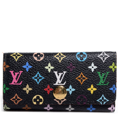 Louis Vuitton Monogram Multicolor Multicles 4 Key Holder Black 1 of 7