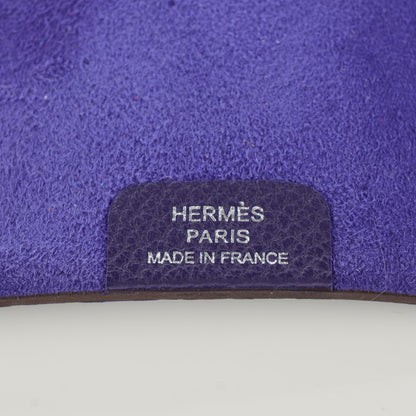 Hermes Togo Ulysse PM Notebook Cover Iris 6 of 7