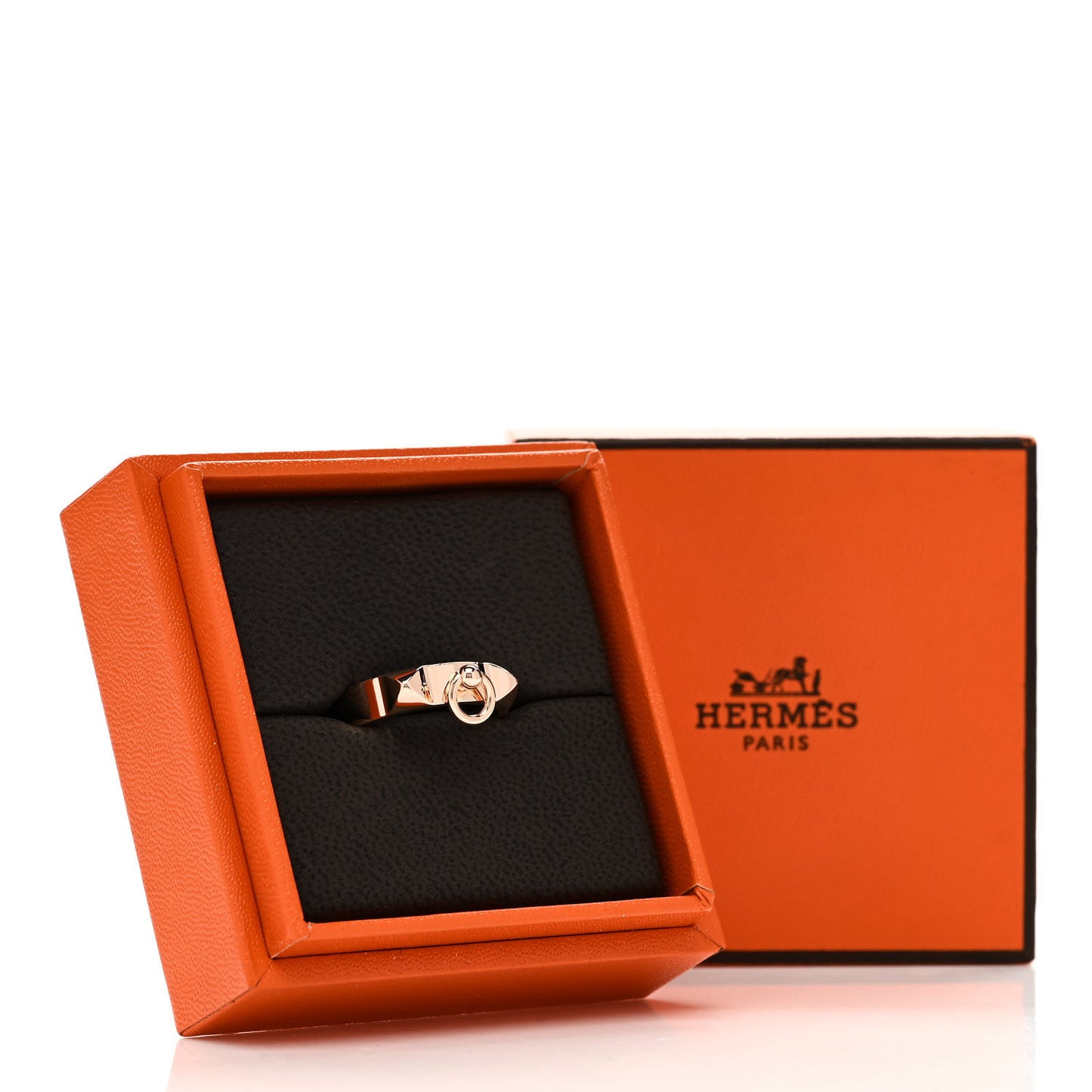 18K Rose Gold PM Collier De Chien Ring 57 8