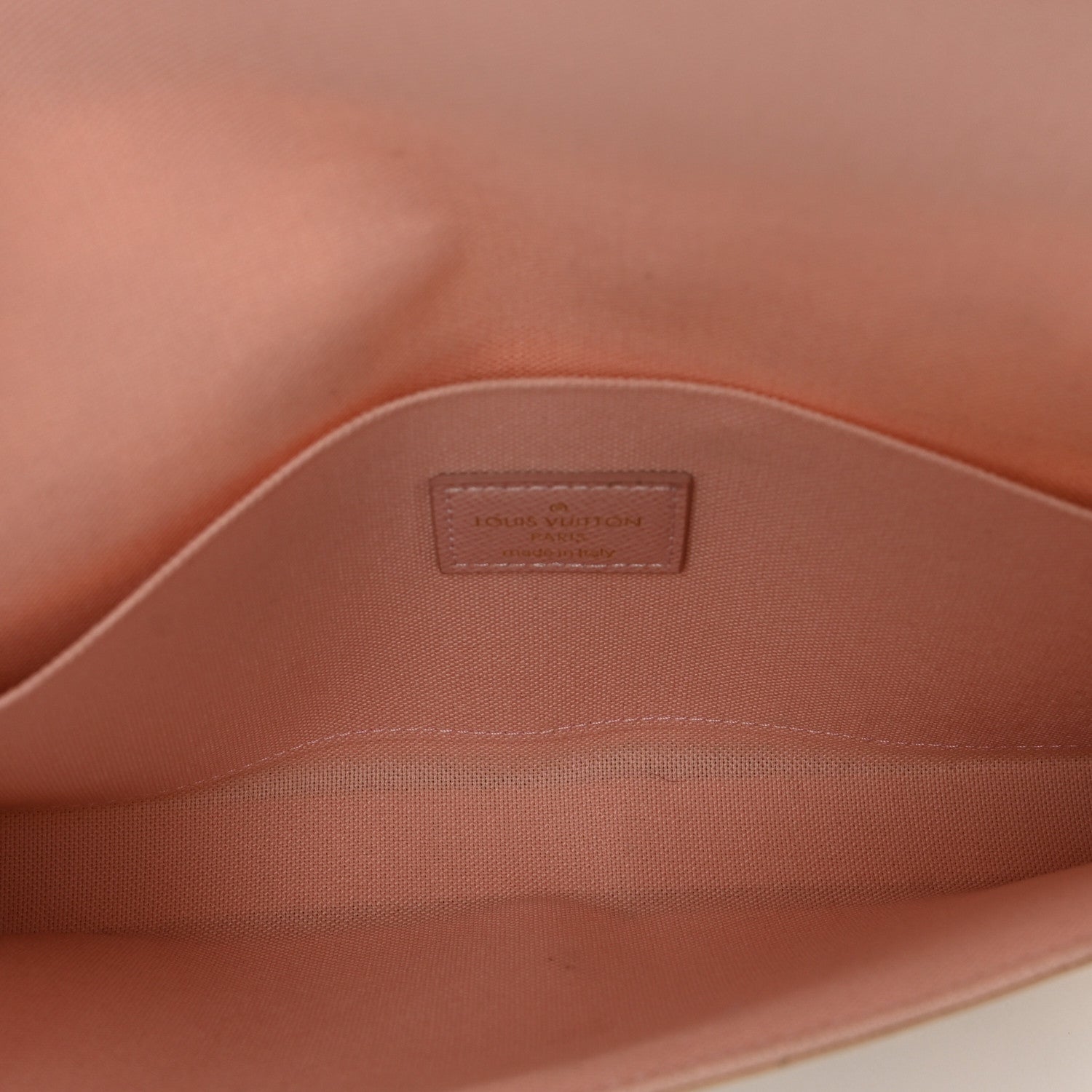Louis Vuitton Damier Azur Pochette Felicie Chain Wallet Rose Ballerine 6 of 9