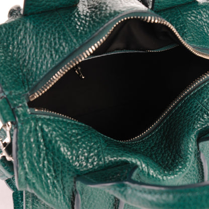 Alexander Wang Pebbled Lambskin Inside Out Rocco Dark Mosaic Rhodium Hardware 5 of 6