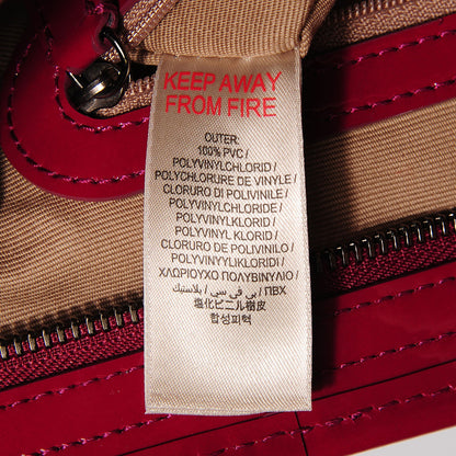 Burberry Supernova Check Small Nickie Tote Berry 8 of 10