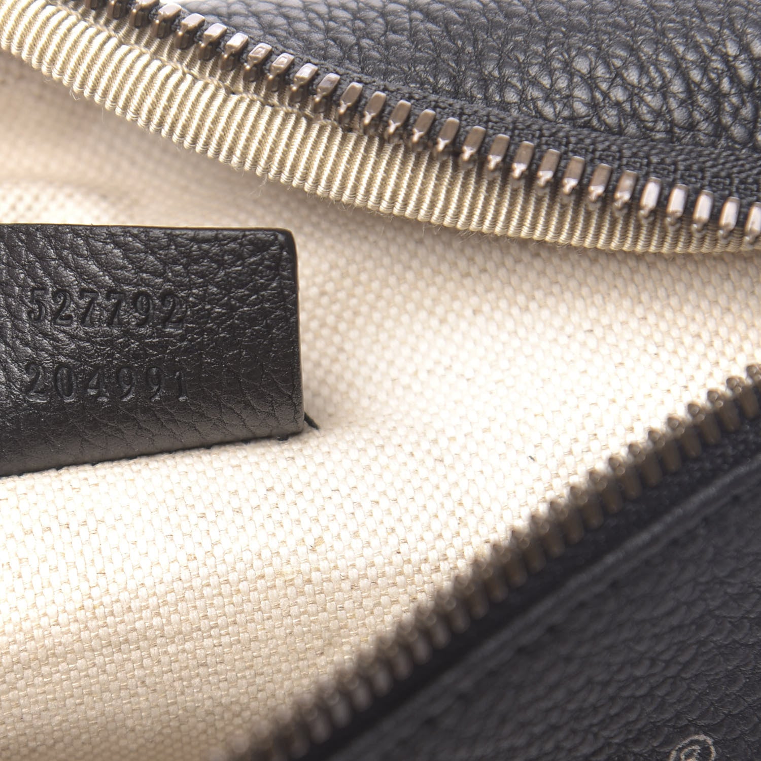 Gucci Grained Calfskin Small Logo Belt Bag Black 7 of 10