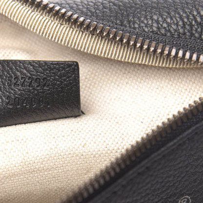 Gucci Grained Calfskin Small Logo Belt Bag Black 7 of 10