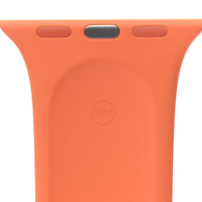 Hermes Silicone Apple Sports Watch Single Tour Band Orange 3 of 5