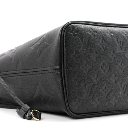 Louis Vuitton Empreinte Monogram Giant Neverfull MM Black 9 of 11