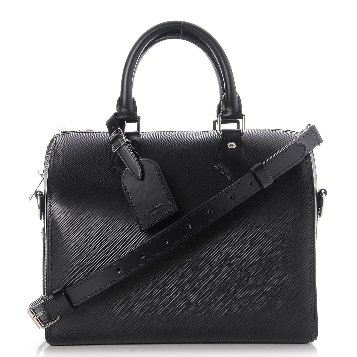 Louis Vuitton Epi Speedy Bandouliere 25 Black 1 of 8