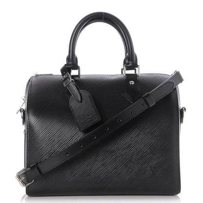 Louis Vuitton Epi Speedy Bandouliere 25 Black 1 of 8