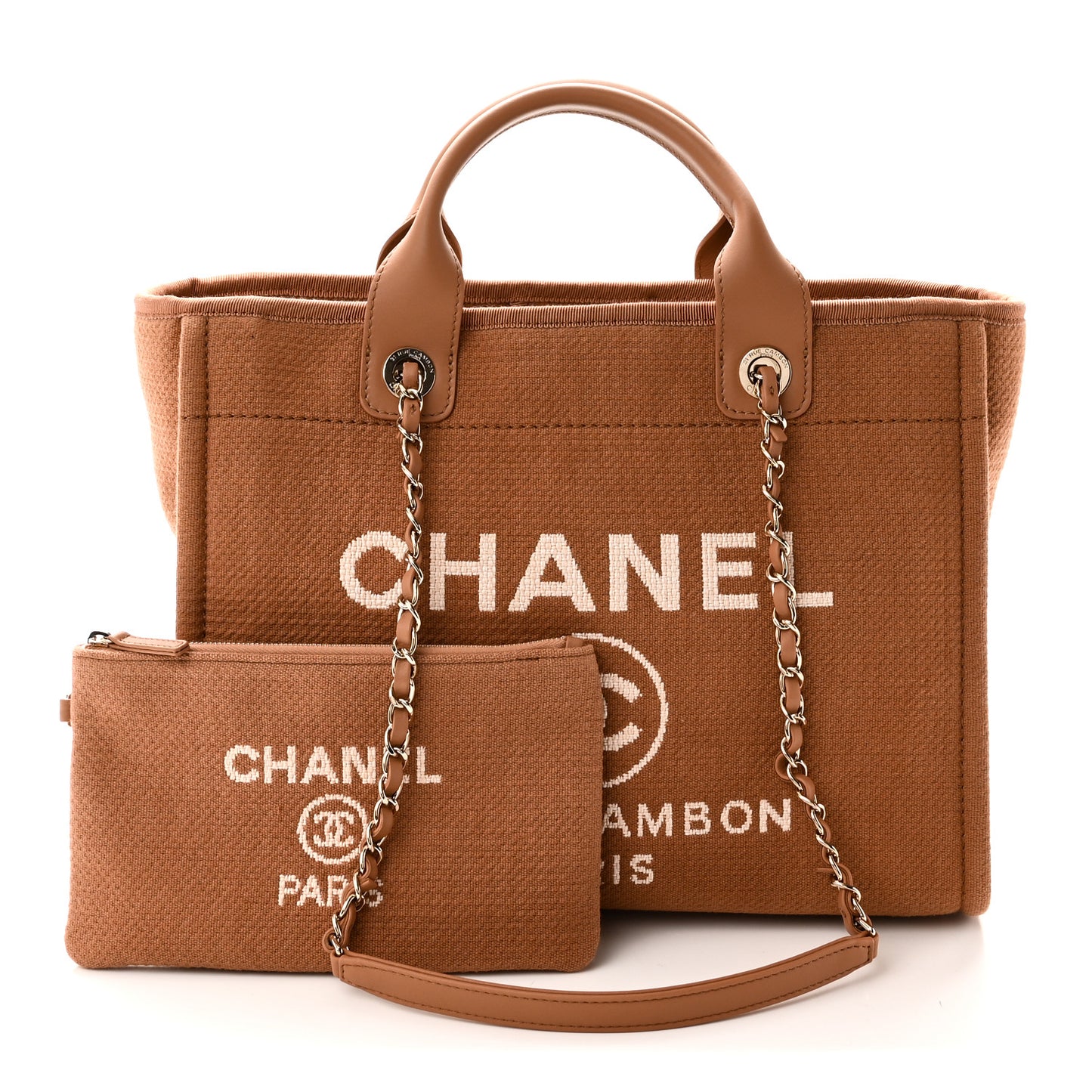 Mixed Fibers Small Deauville Tote Camel