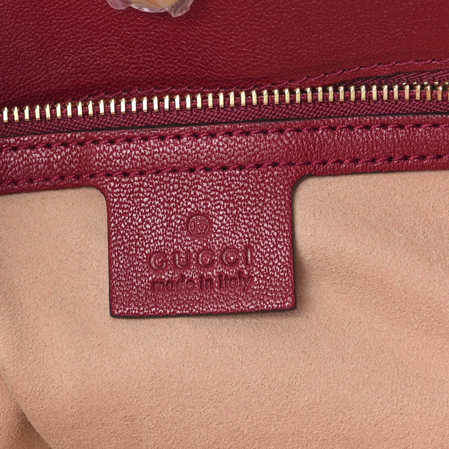 Gucci Sakai Be Green Calfskin Horsebit 1955 Cinch Top Messenger Bag New Cherry Red 6 of 9