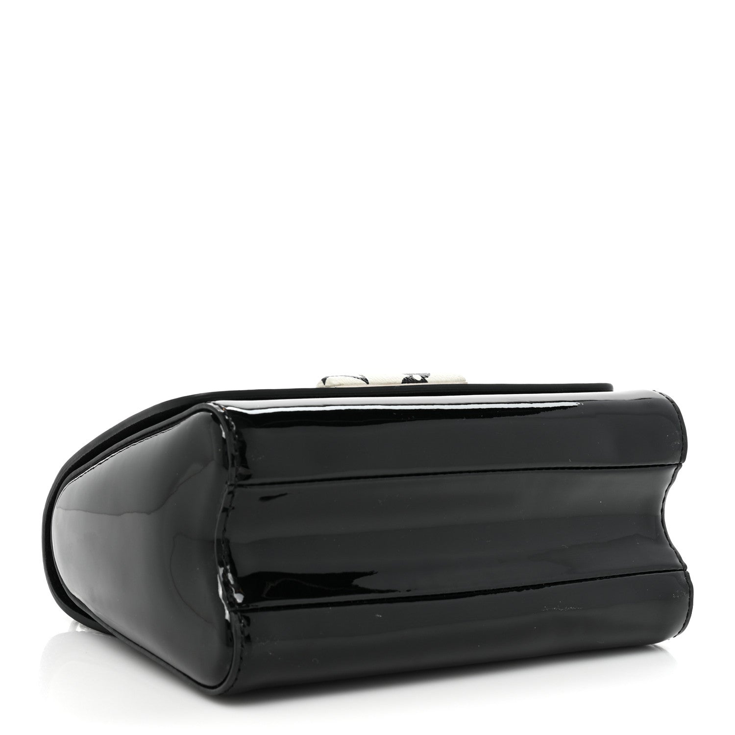 Louis Vuitton Patent Monogram Twist Shoulder Bag PM Black 5 of 14