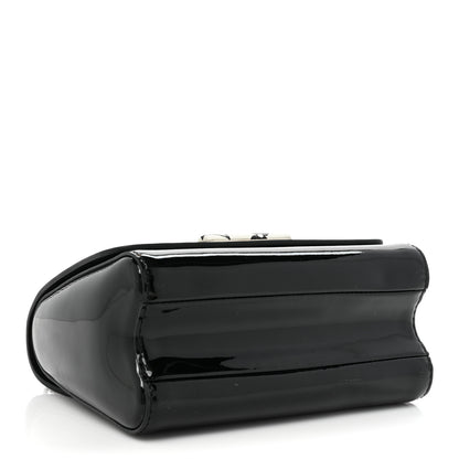 Louis Vuitton Patent Monogram Twist Shoulder Bag PM Black 5 of 14