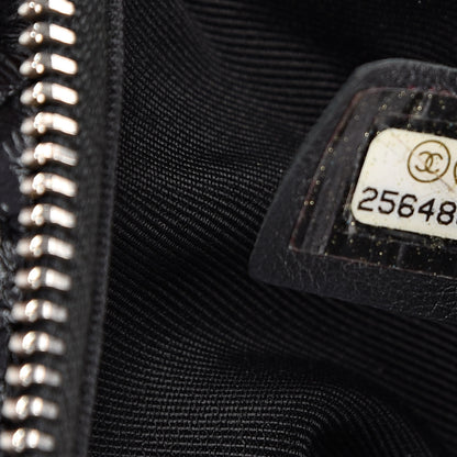 Chanel Crumpled Calfskin PVC Quilted Backpack Black 6 of 12