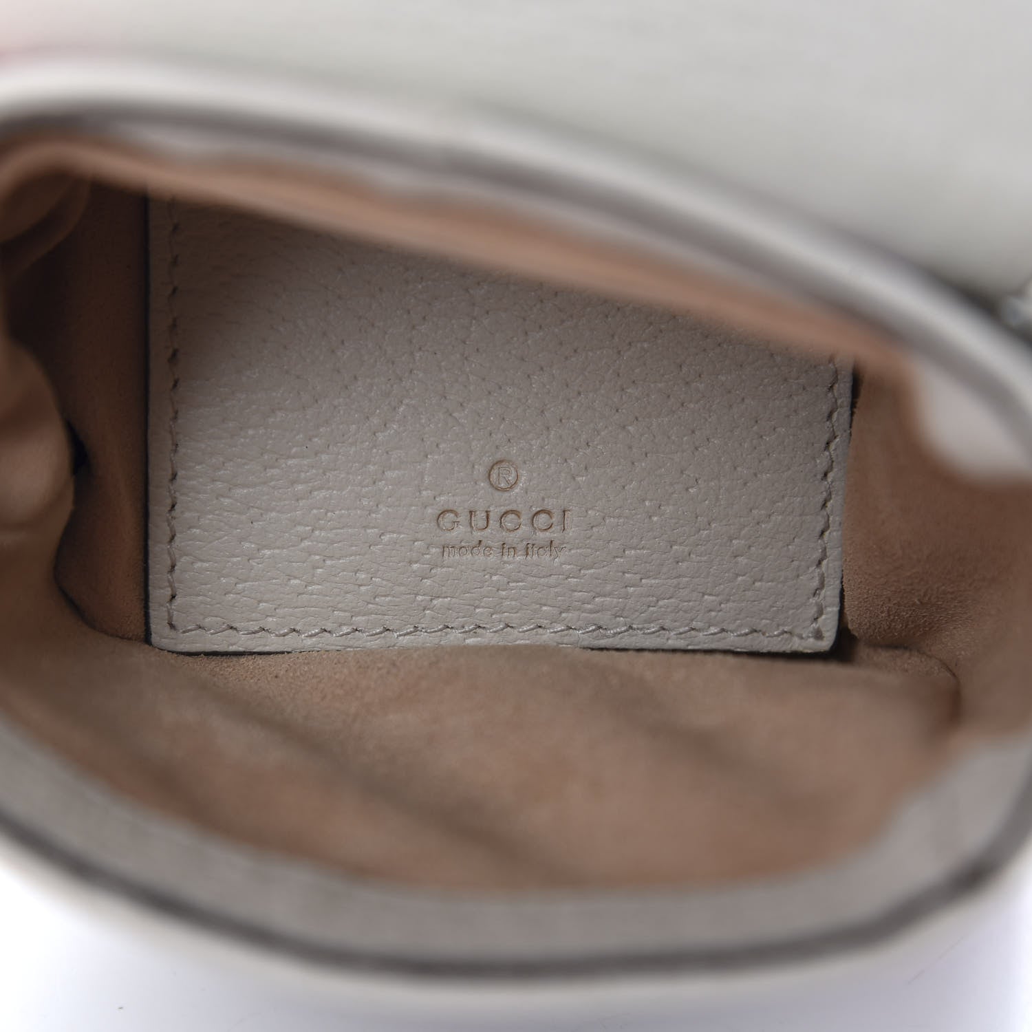 Gucci GG Supreme Monogram Flora Web Ophidia Phone Crossbody Bag White 9 of 11
