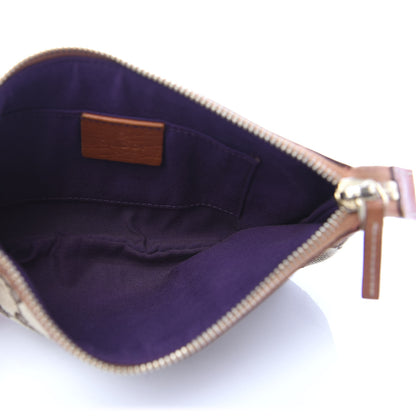Gucci Monogram Jolicoeur Wristlet Light Brown 5 of 10