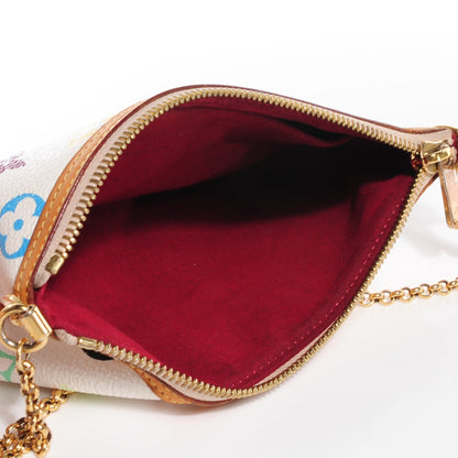Louis Vuitton Monogram Multicolor Pochette Milla MM White 5 of 7