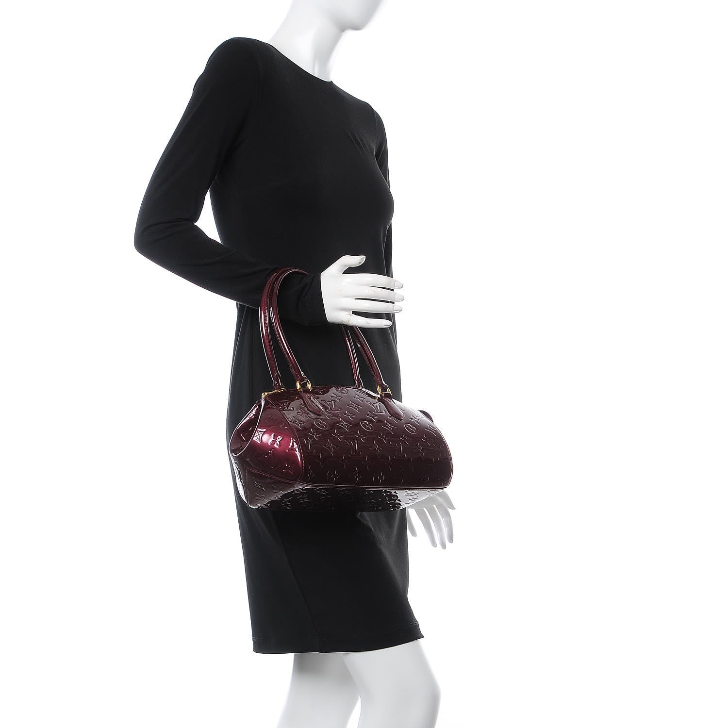 Louis Vuitton Vernis Sherwood PM Rouge Fauviste 2 of 7