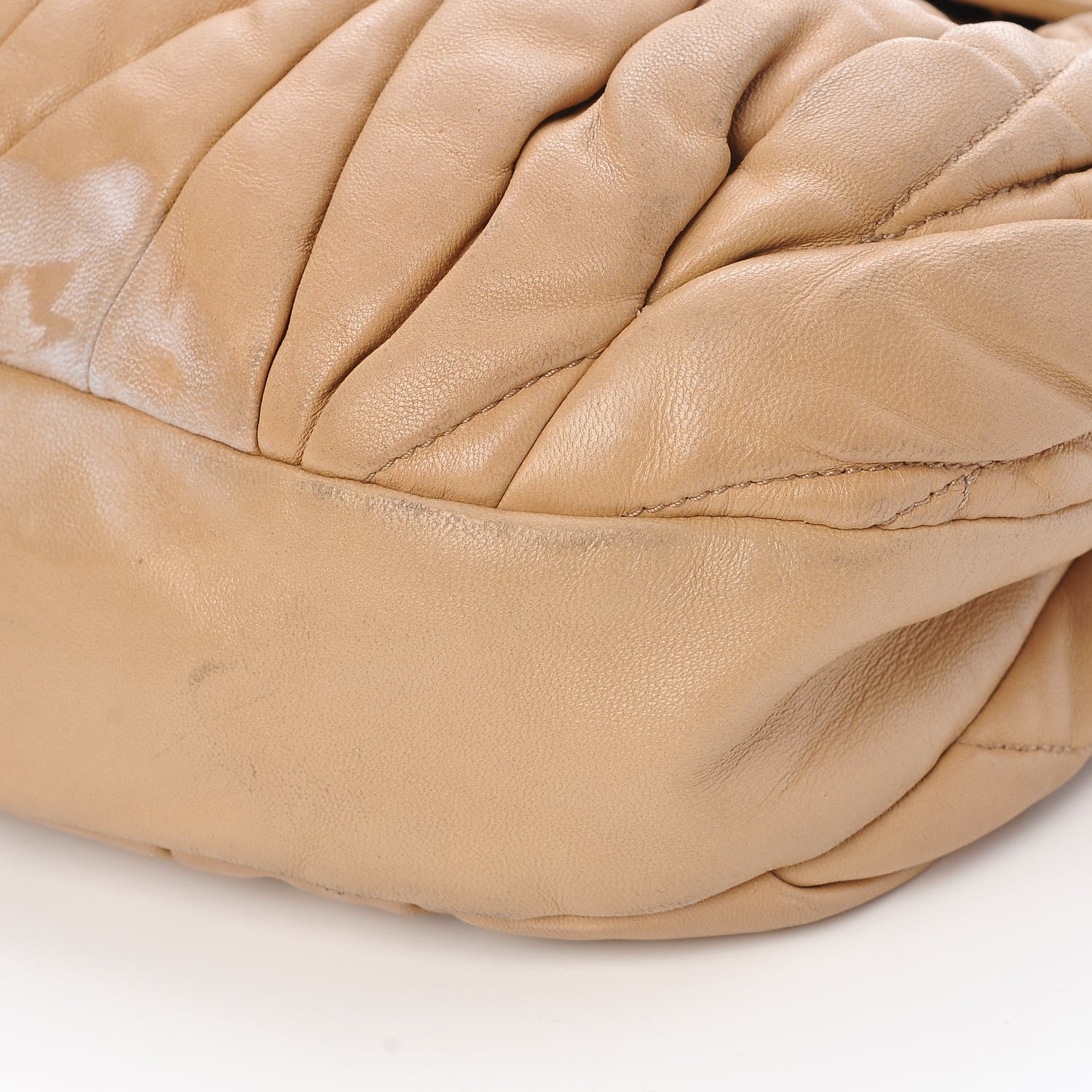 Miu Miu Nappa Matelasse Coffer Hobo Beige 12 of 16