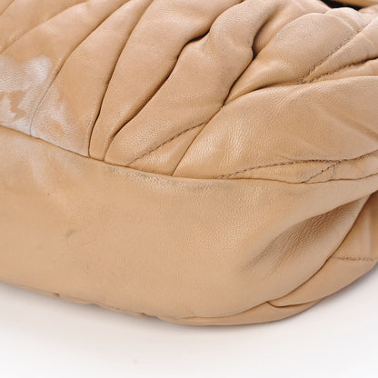 Miu Miu Nappa Matelasse Coffer Hobo Beige 12 of 16