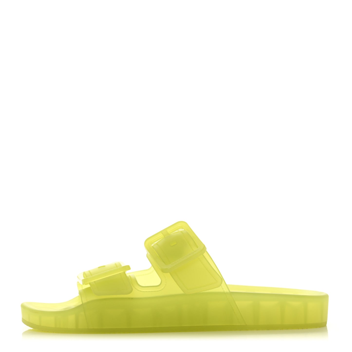 Technical Polyurethane Mallorca Slide Sandals 38 Fluo Yellow