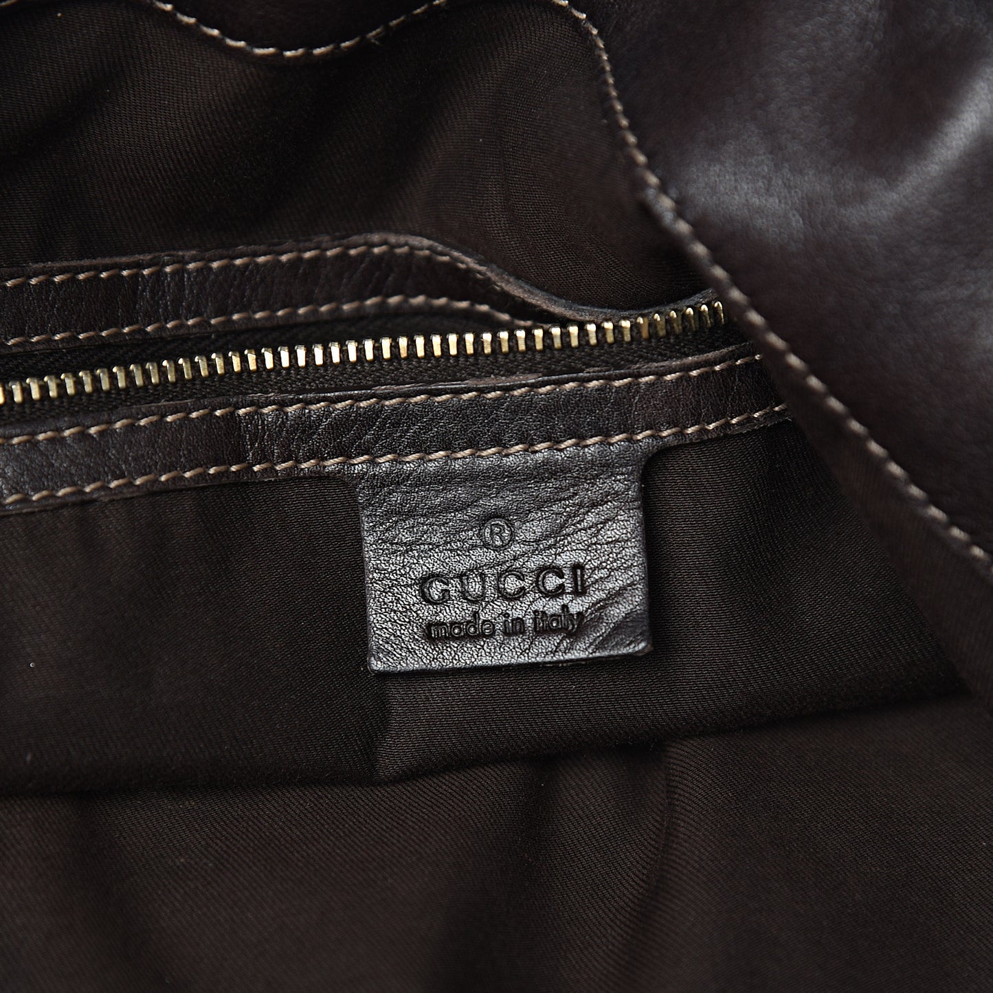 Monogram Medium Peggy Bamboo Top Handle Bag Dark Brown