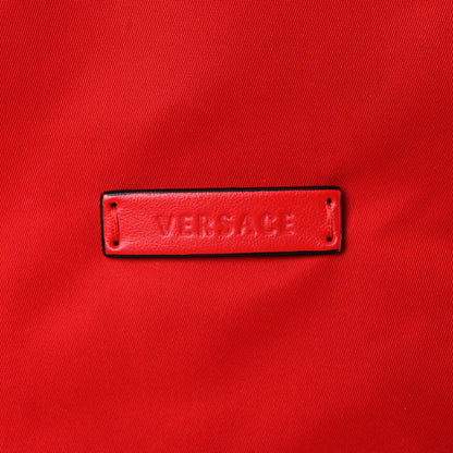 Versace Nylon Medusa Drawstring Backpack Red 14 of 18