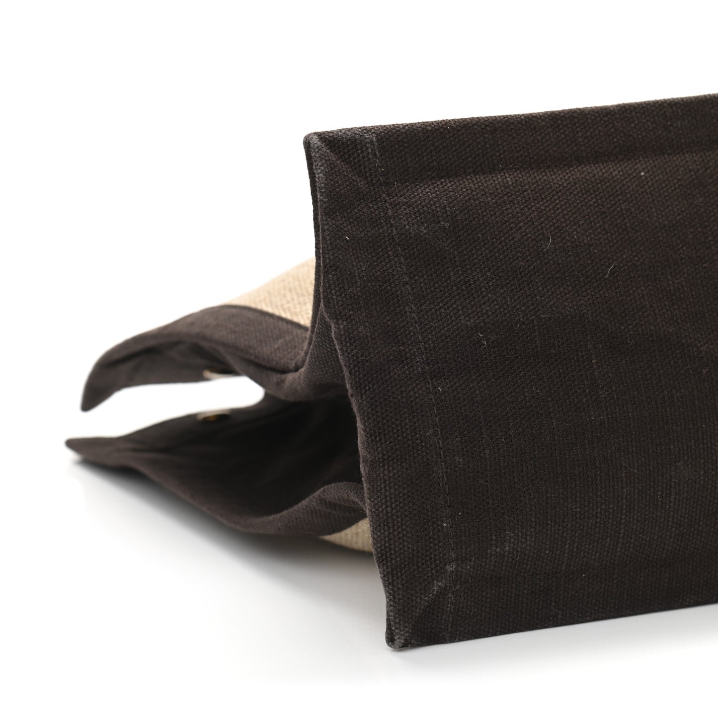 Linen Calfskin Rive Gauche Tote Natural