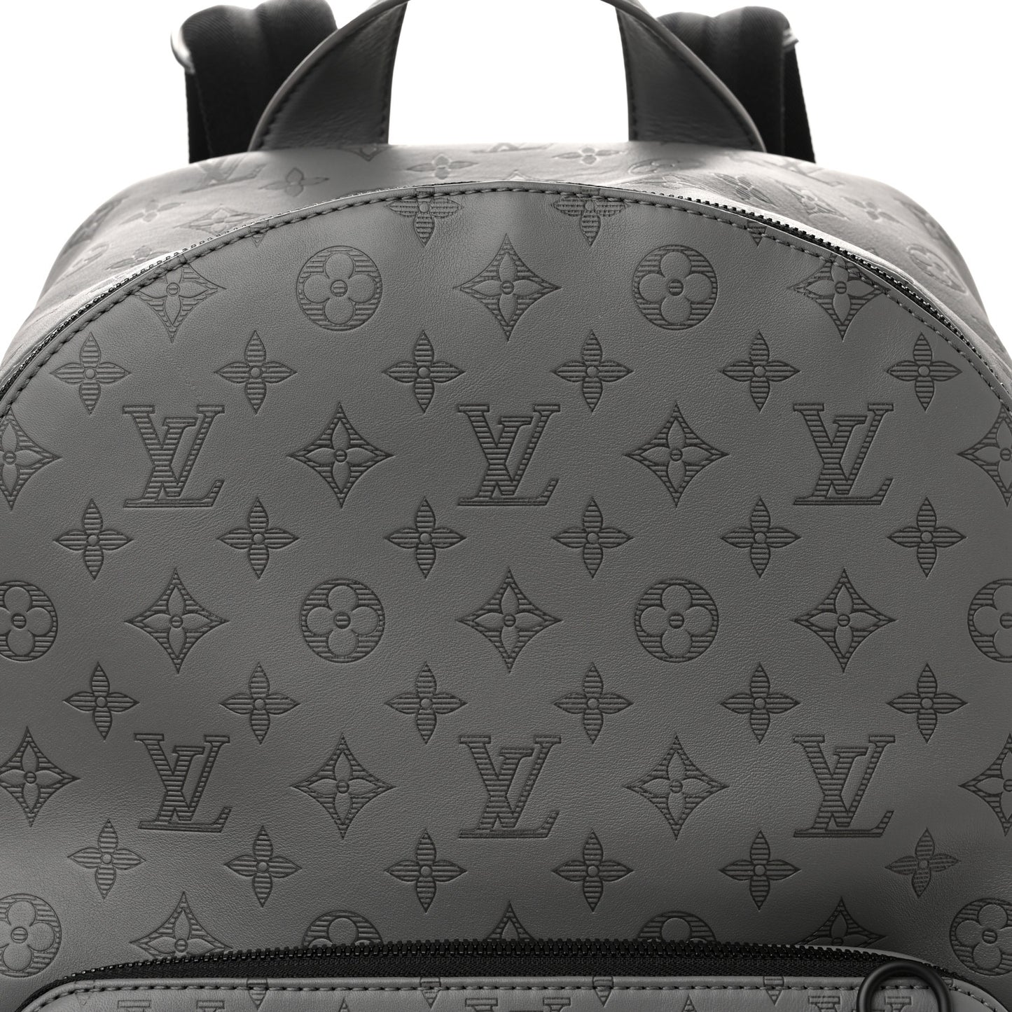 Calfskin Monogram Racer Backpack Grey