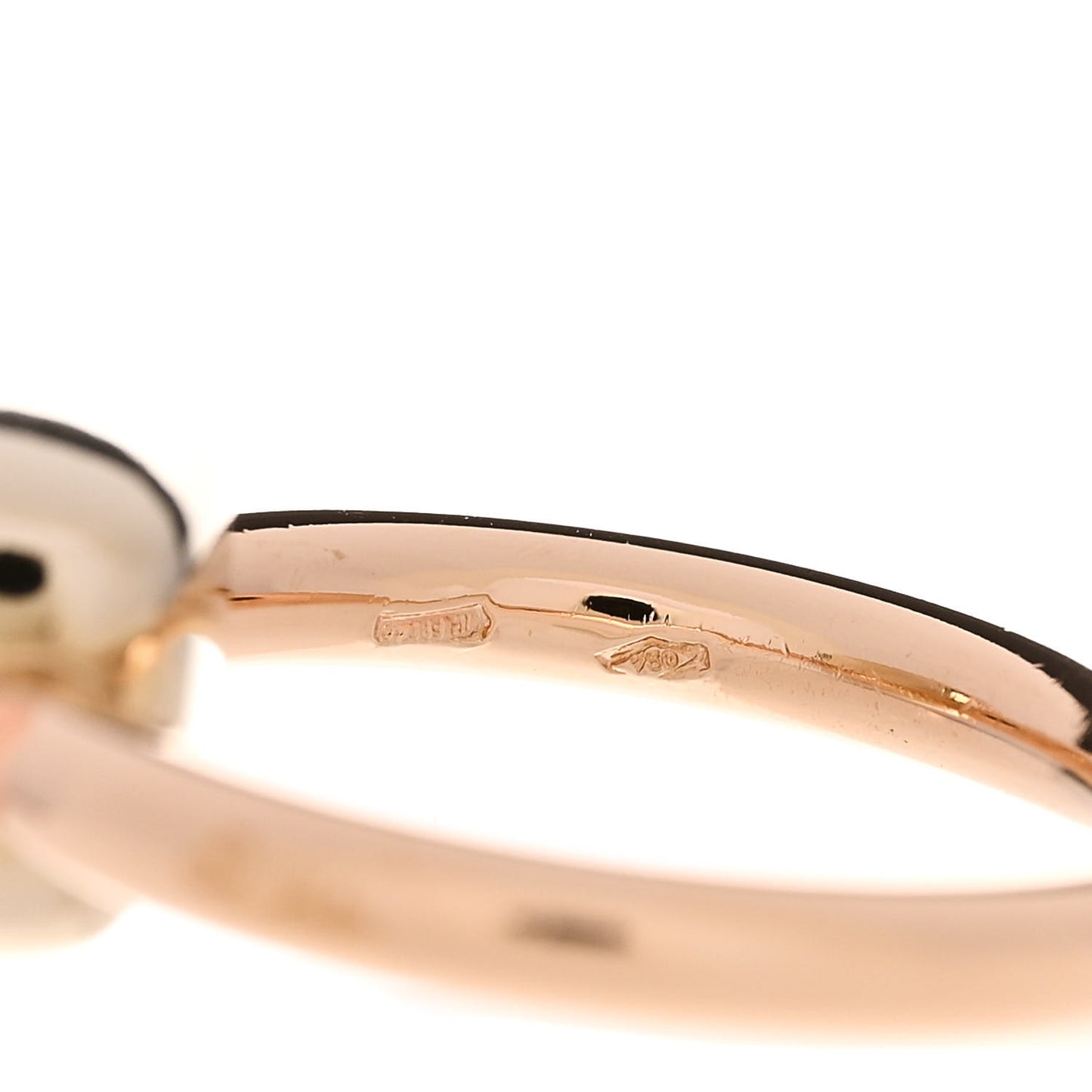 18K Rose Gold Rose Quartz Classic Nudo Ring 47 4