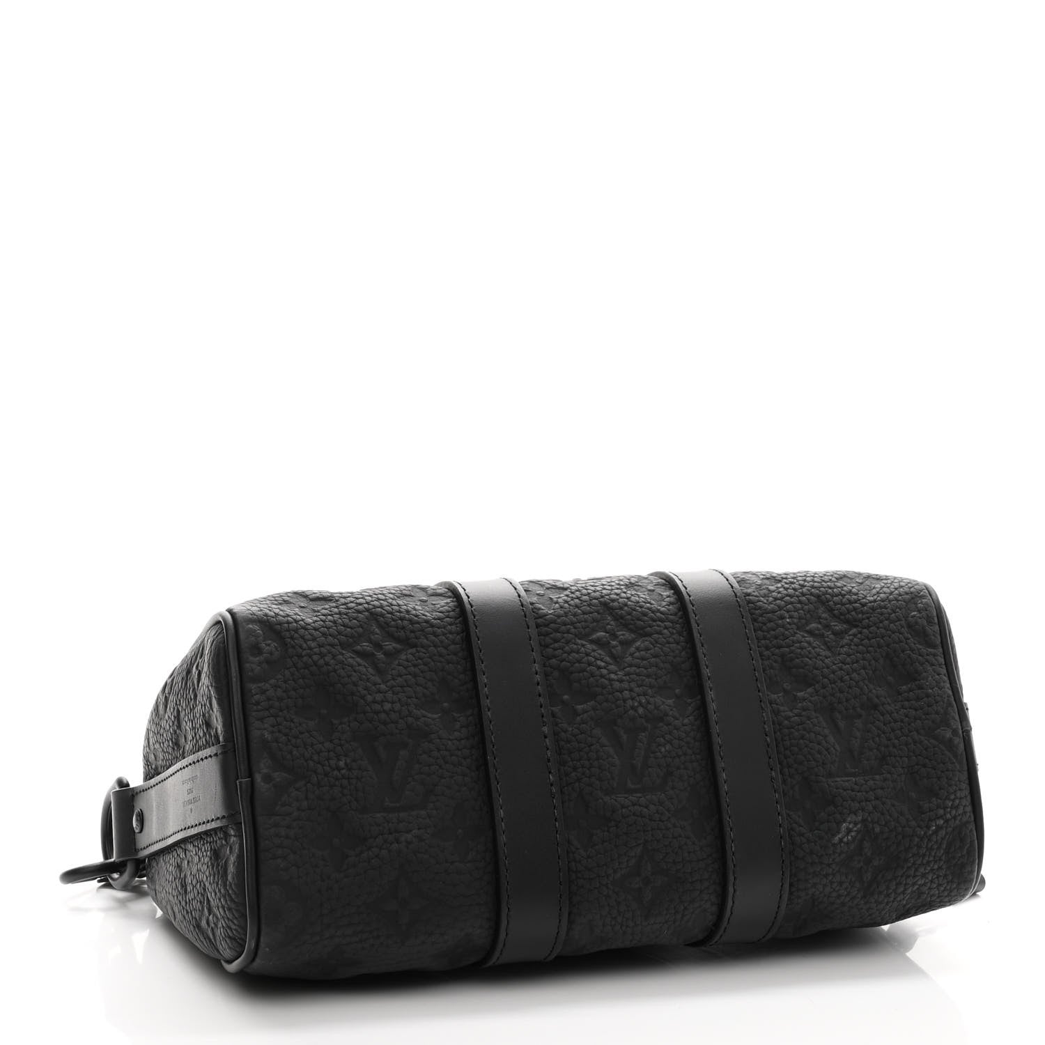 Louis Vuitton Monogram Taurillon Keepall Bandouliere 25 Black 6 of 11